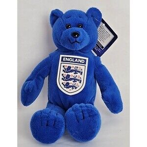 Official Football Association National Team Gift Blue England Beanie Bear Tagged